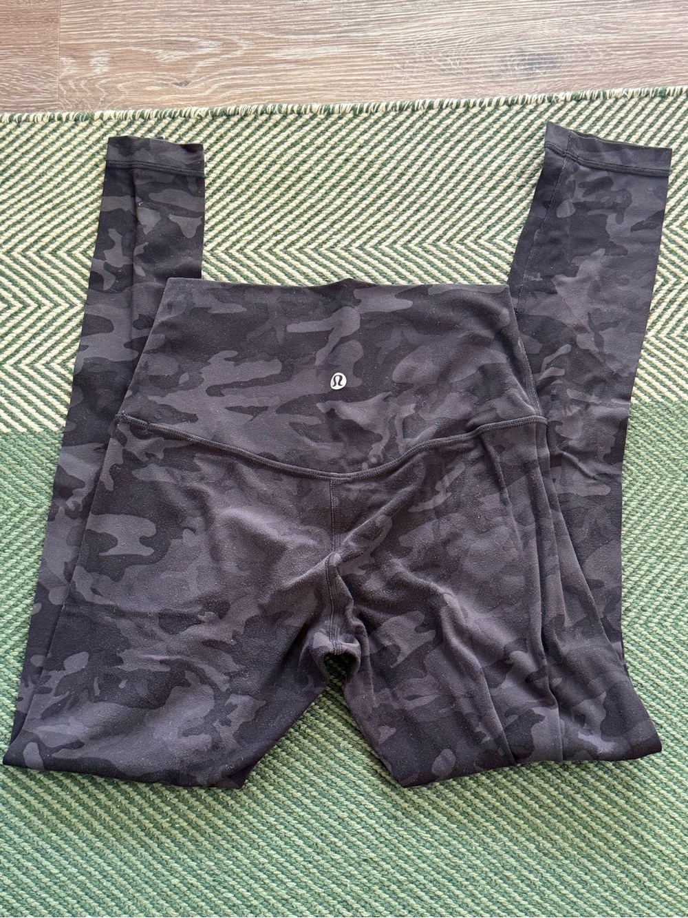 lululemon athletica Black Camo Kids Leggings
